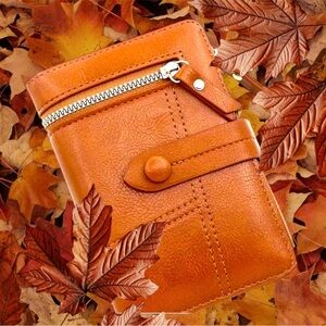 Short Mini Wallet, Clutch Bifold Coin Purse, Trendy Credit Card Holder NIP